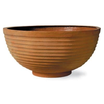 Ribbed Bowl Planter