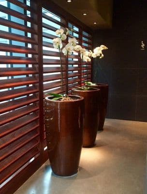 Tall Circular Fibreglass Planter