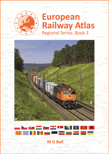 European Railway Atlas Regional Series Book 3 Printed Book