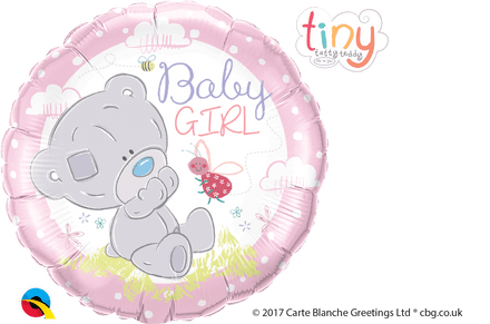 'Baby Girl' Tiny Tatty Teddy Foil Balloon