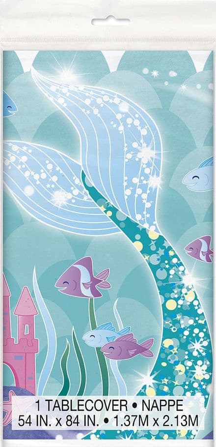 1 Mermaid Plastic Tablecover