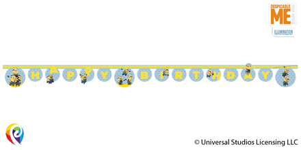 1 Minion Paper Letter Banner