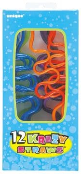 12 Krazy Drinking Straws