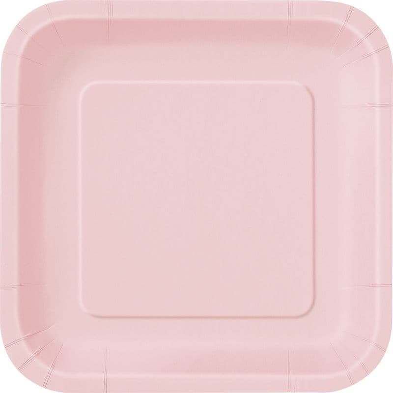 14 Pink Paper Party Plates 7