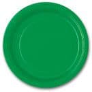 16 Green Paper Party Plates 9