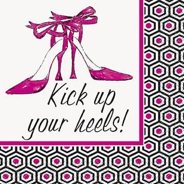 16 Kick Up Your Heels Small Napkins