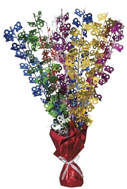 18th Multi-Colour Table Centrepiece