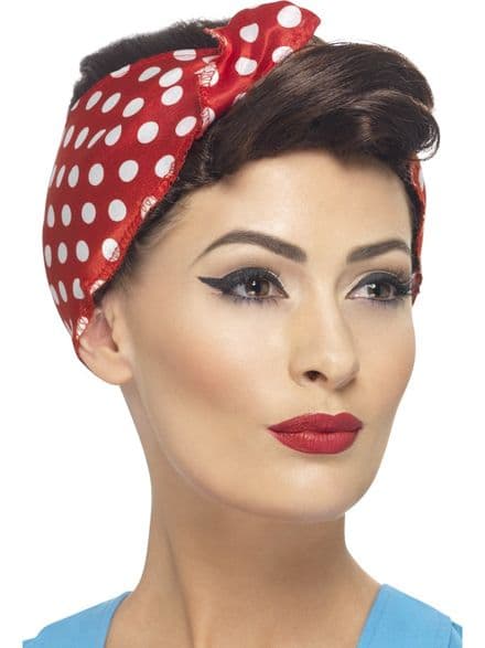 1940's Rosie Factory Girl Wig