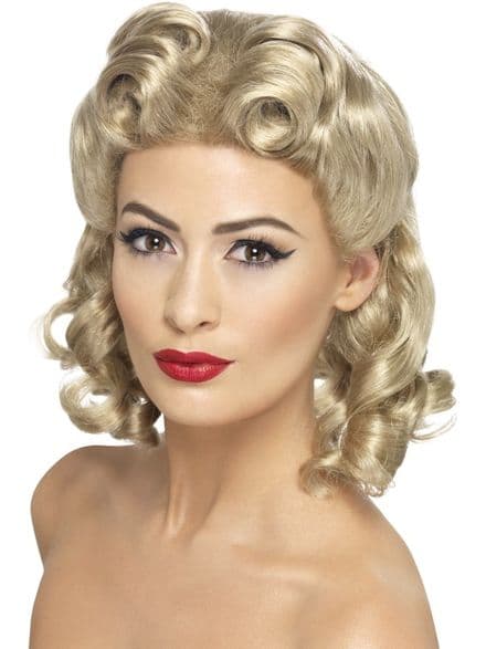 1940's Sweetheart Wig In Blonde