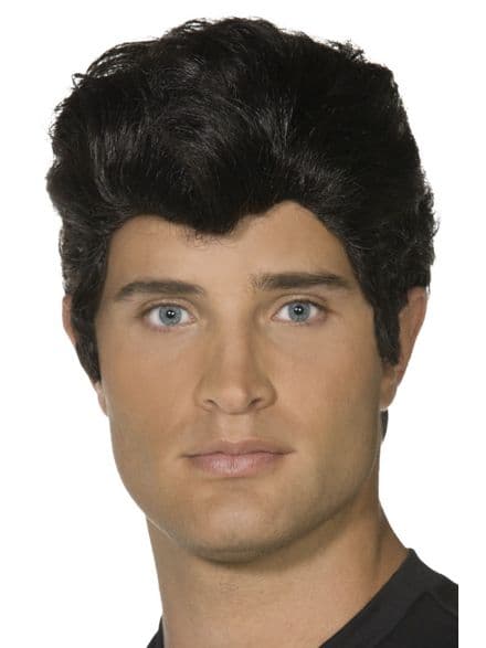 1950's Grease Danny Wig In Black