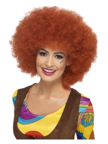 1960's Afro Wig in Auburn