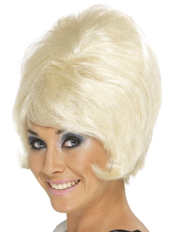 1960's Beehive Wig In Blonde