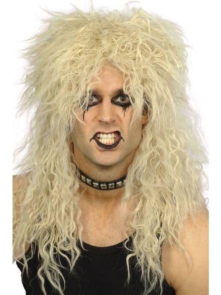 1980's Hard Rocker Blonde Wig