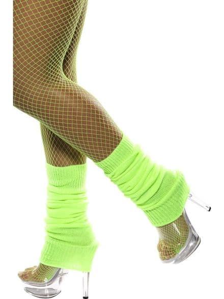 1980's Neon Green Legwarmers