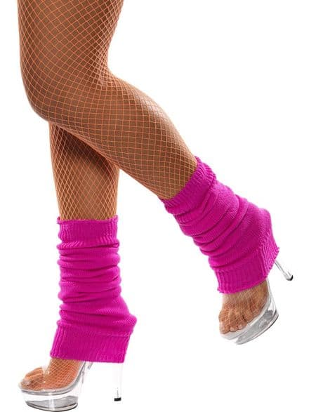 1980's Neon Pink Legwarmers