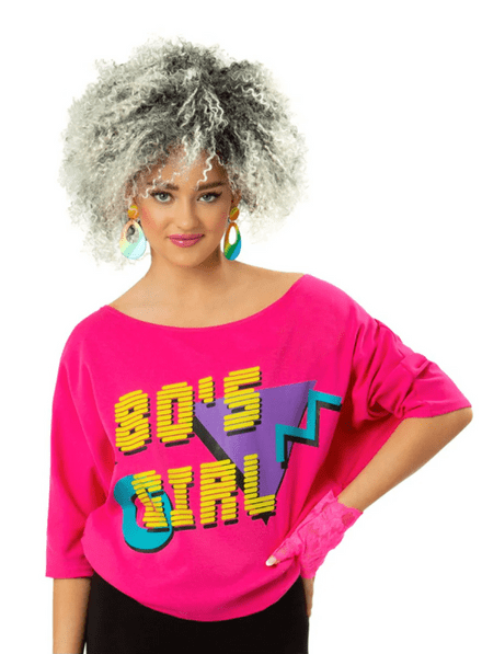 1980's Printed Bat Wing T-Shirt