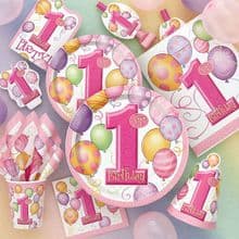 1st Birthday Pink Party Theme