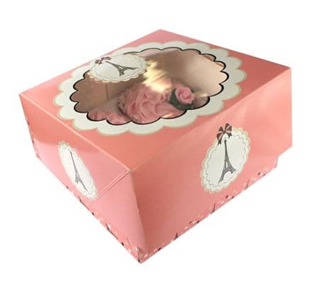 2 Parisienne Cupcake Boxes
