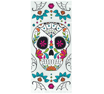20 Day Of The Dead Cello Plastic Gift Bags Loot/ Party Bags