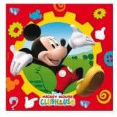 20 Mickey Mouse Clubhouse Paper Party Napkins