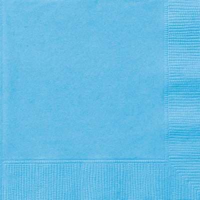 20 Powder Blue Paper Party Luncheon Napkins