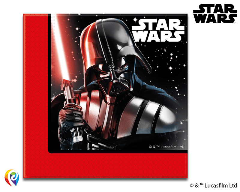 20 Star Wars Theme Paper Party Napkins