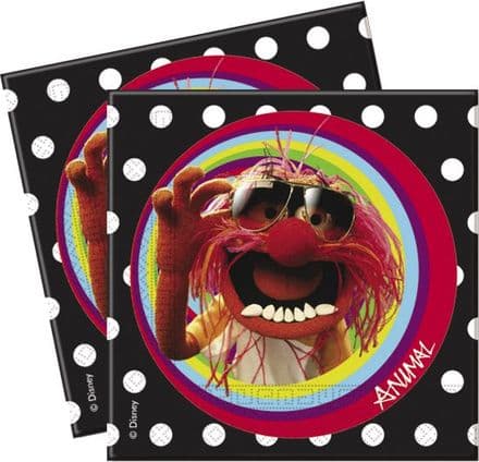 20 The Muppets Theme Paper Party Napkins