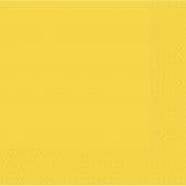 20 Yellow Paper Party Beverage Napkins