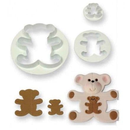 3 Teddy Bear Cutters