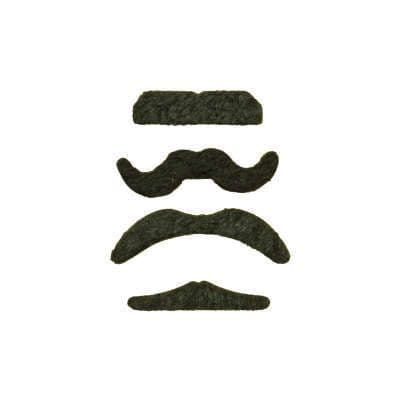 4 Stick-On Moustaches