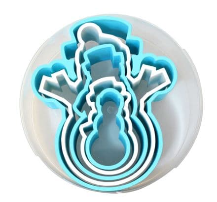 5 Snowman Cookie Cutters