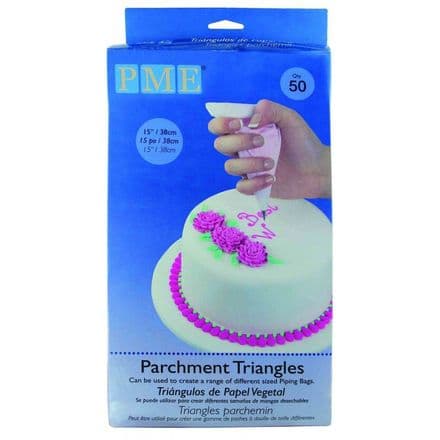 50 Parchment Triangles