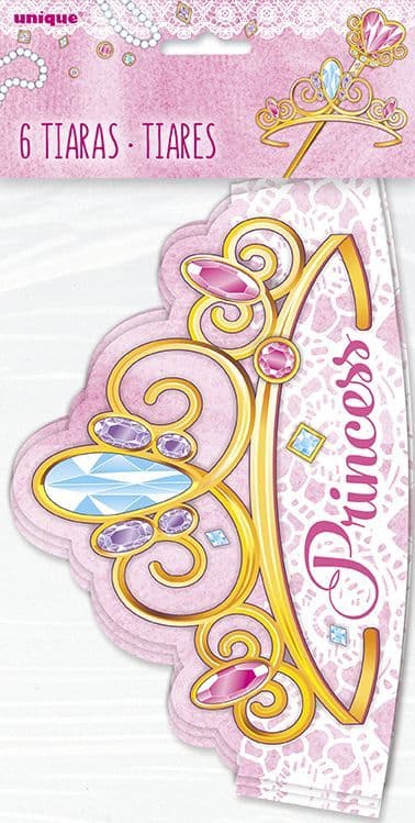 6 Paper Princess Tiaras