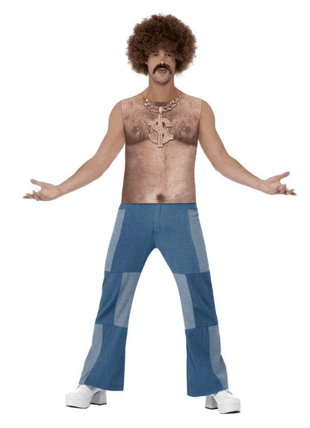 70's Hairy Chest Printed Sleeveless Top