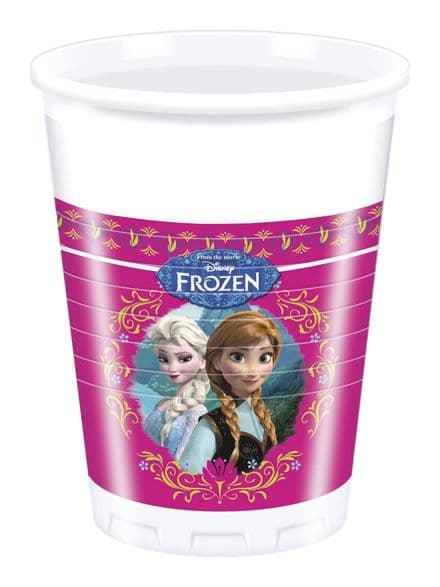 8 Disney Frozen Plastic Party Cups