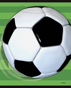 8 Football Plastic Loot/ Party Bags