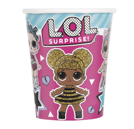 8 LOL Surprise! Paper Party Cups