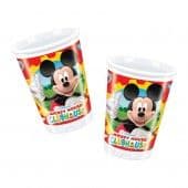 8 Mickey Mouse Clubhouse Plastic Party Cups