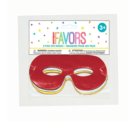 8 Party Eye Masks
