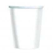 8 White Paper Party Cups