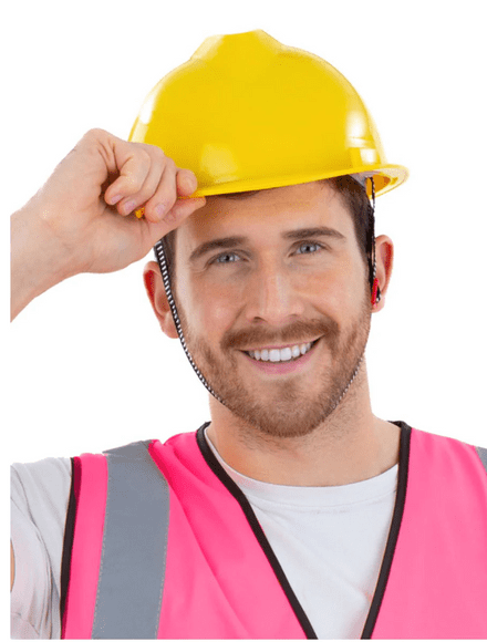 Adjustable Yellow Hard Hat