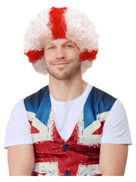 Afro Wig In England Colours