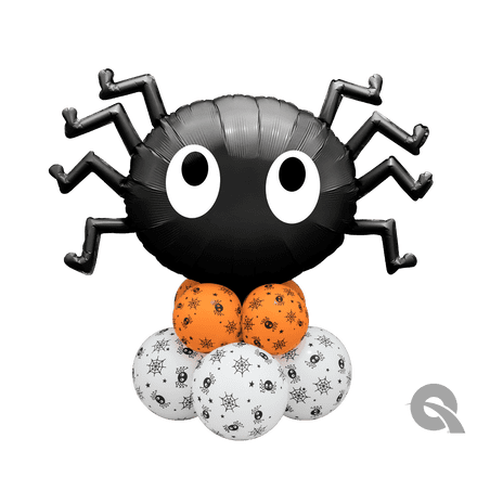 Air Filled Large Super Spider On Balloon Base