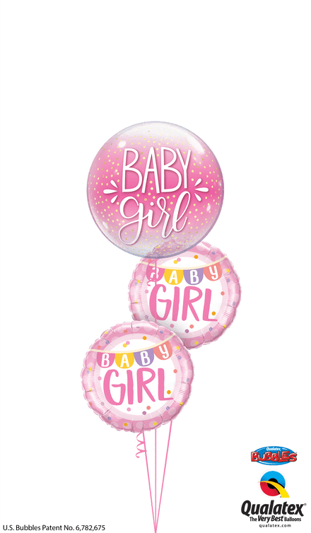 Baby Bubble And Baby Banner Foil Bouquet