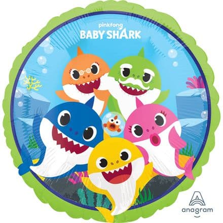 Baby Shark Foil Helium Balloon