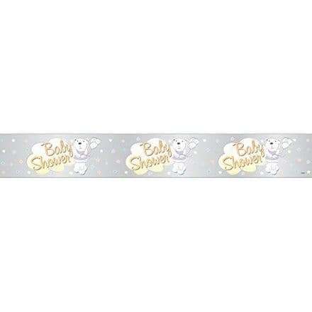Baby Shower Party Foil Banner Cute Bear