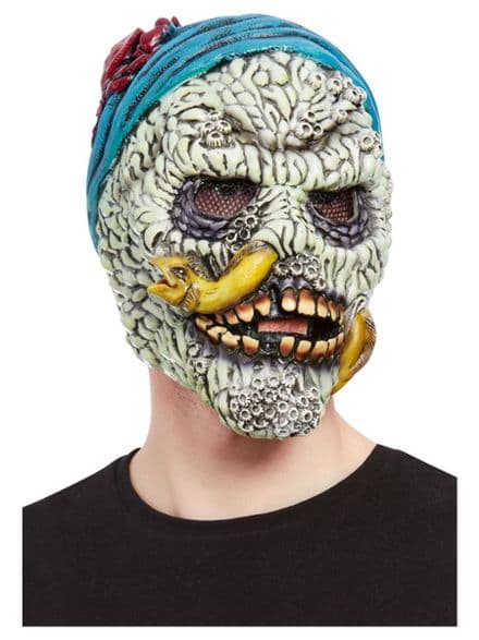 Barnacle Skull Pirate Latex Over Head Mask