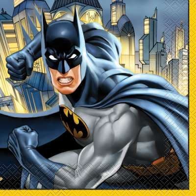 Batman Theme Paper Party Napkins