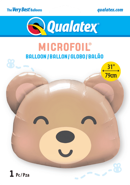 Bear Head Super Shape Foil Balloon
