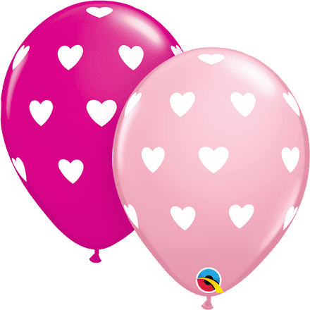 Big Hearts Pink Balloons